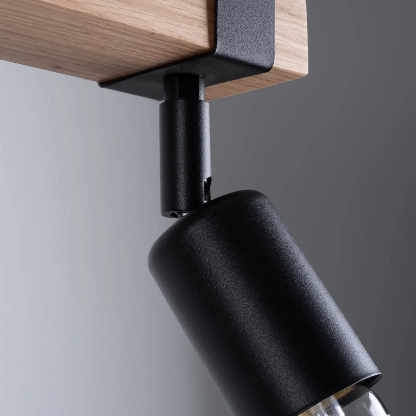 Luminaire Plafonnier en Bois - Zuca 2 (Noir)