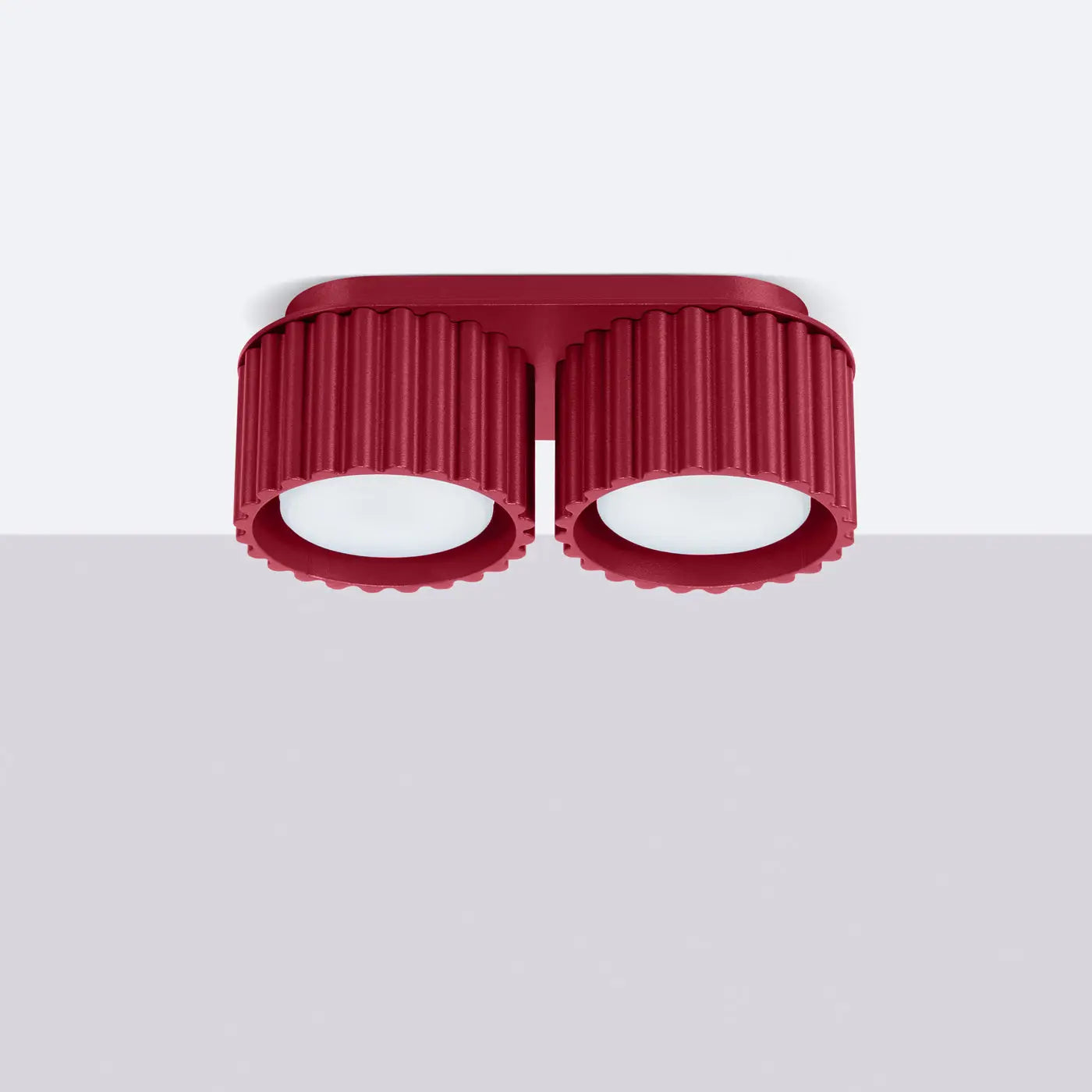 Luminaire Plafonnier Elegant - Aura 2 (Bordeaux)