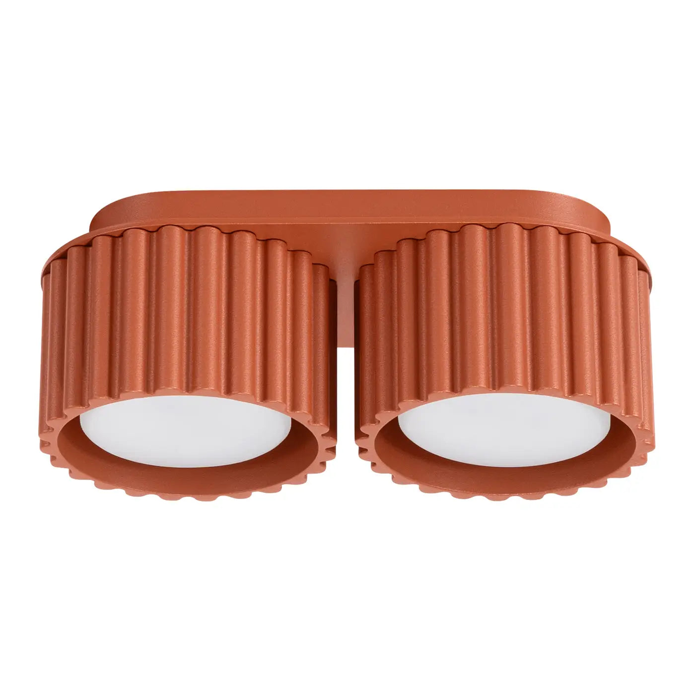 Luminaire Plafonnier - Aura 2 (Rouge Ochra)