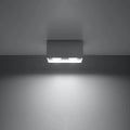 Luminaire Plafonnier Design - Quad (Gris)