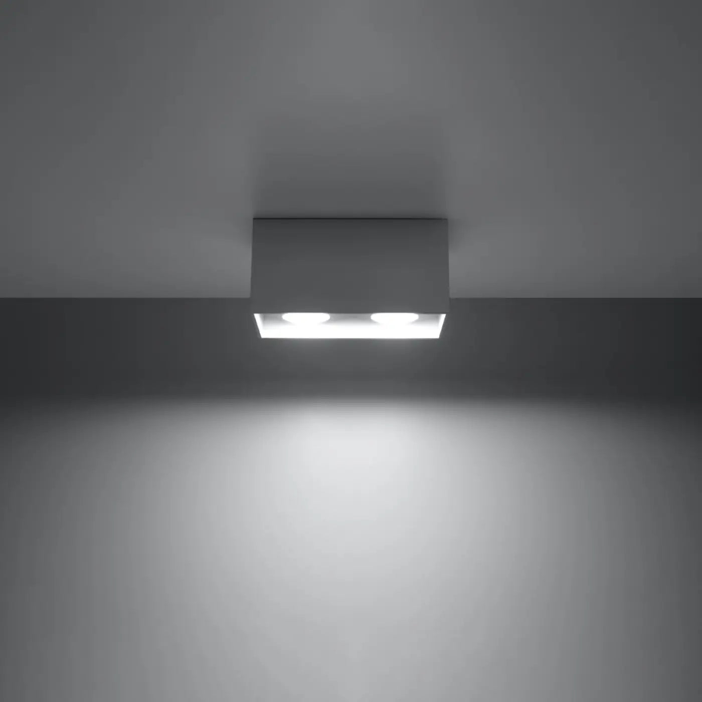 Luminaire Plafonnier Design - Quad (Gris)