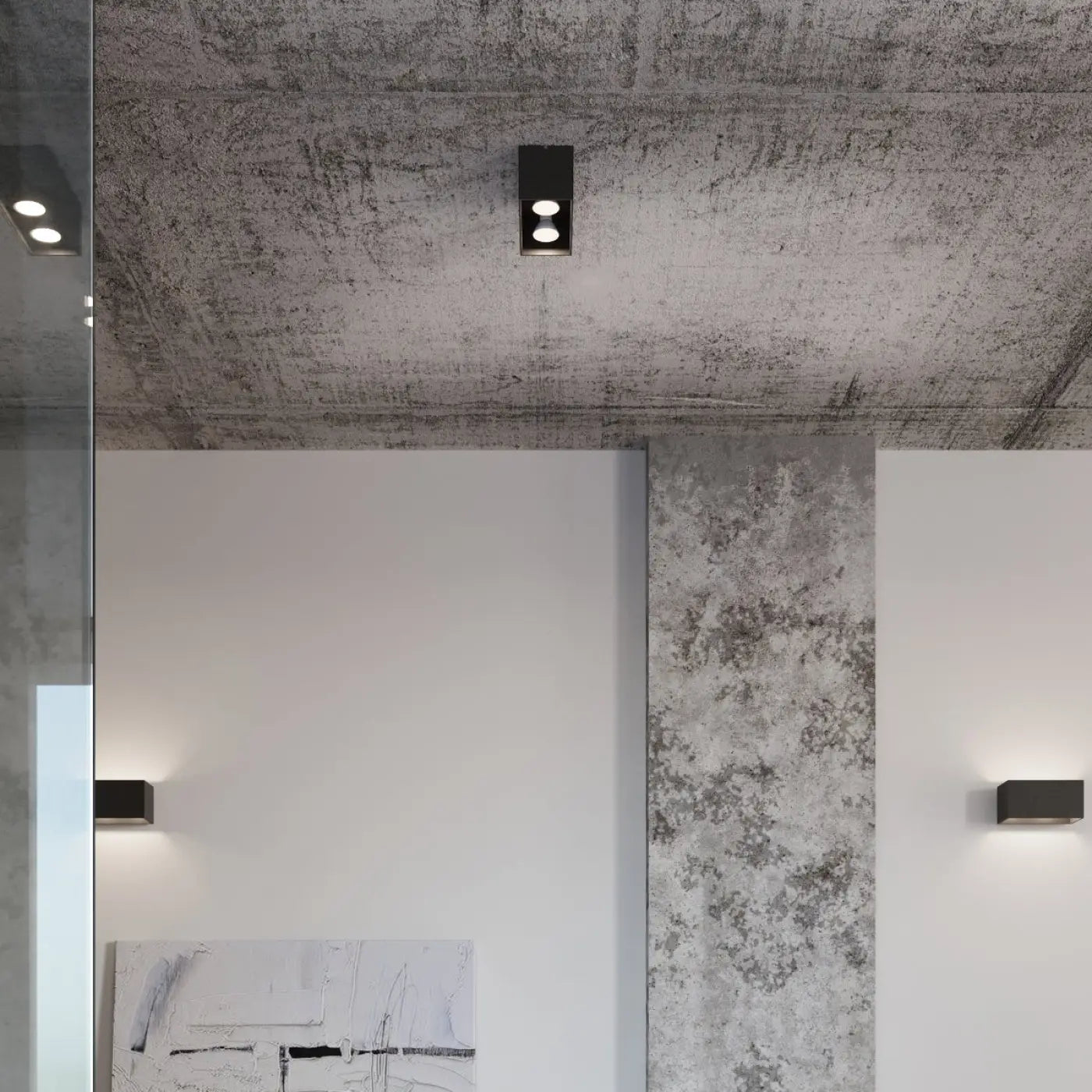 Luminaire Plafonnier Design - Quad (Noir)