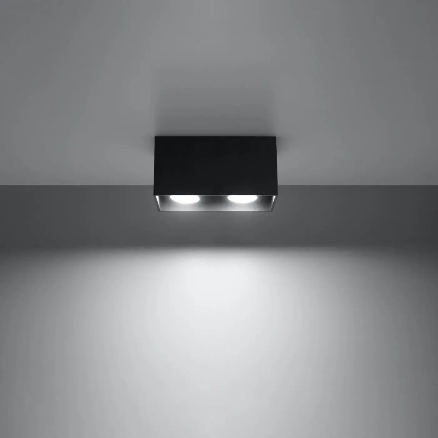 Luminaire Plafonnier Design - Quad (Noir)