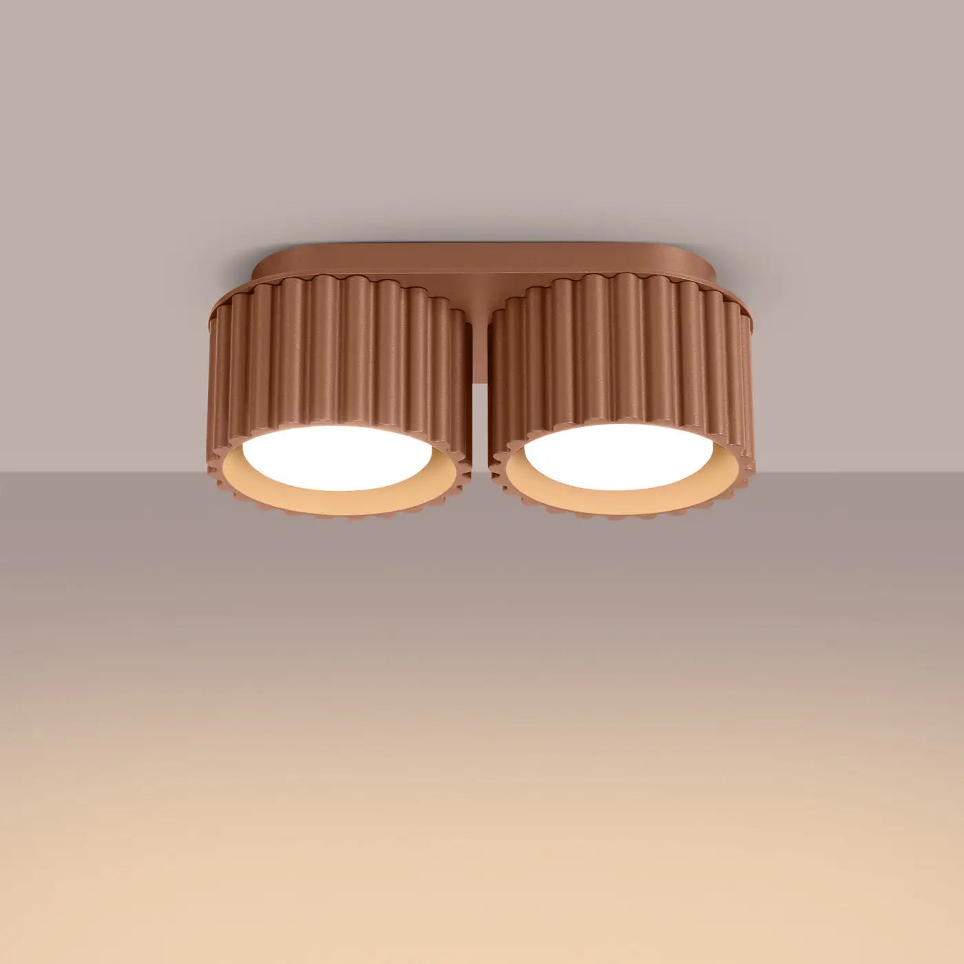 Luminaire Plafonnier Design - Aura 2 (Moka)