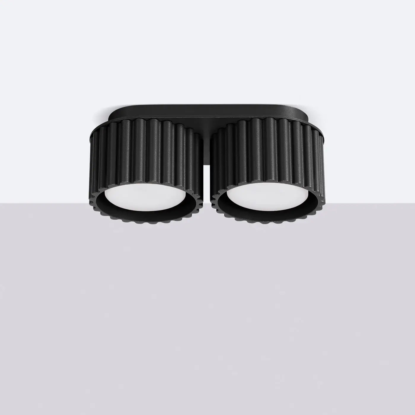Luminaire Plafonnier Design - Aura 2 (Noir)