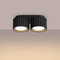 Luminaire Plafonnier Design - Aura 2 (Noir)
