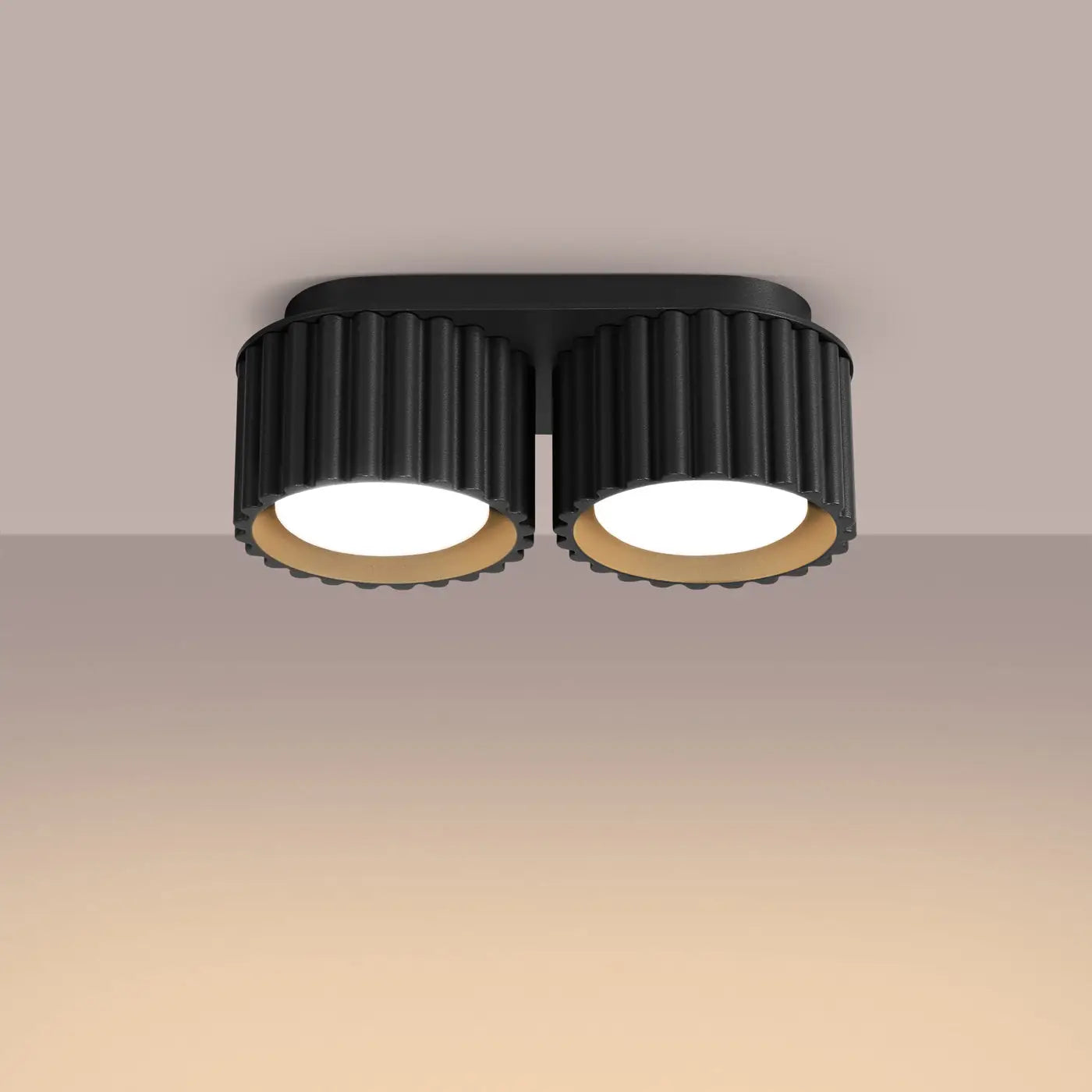 Luminaire Plafonnier Design - Aura 2 (Noir)
