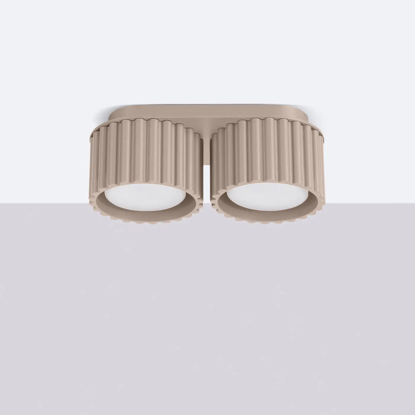 Luminaire Plafonnier Design - Aura 2 (Taupe)