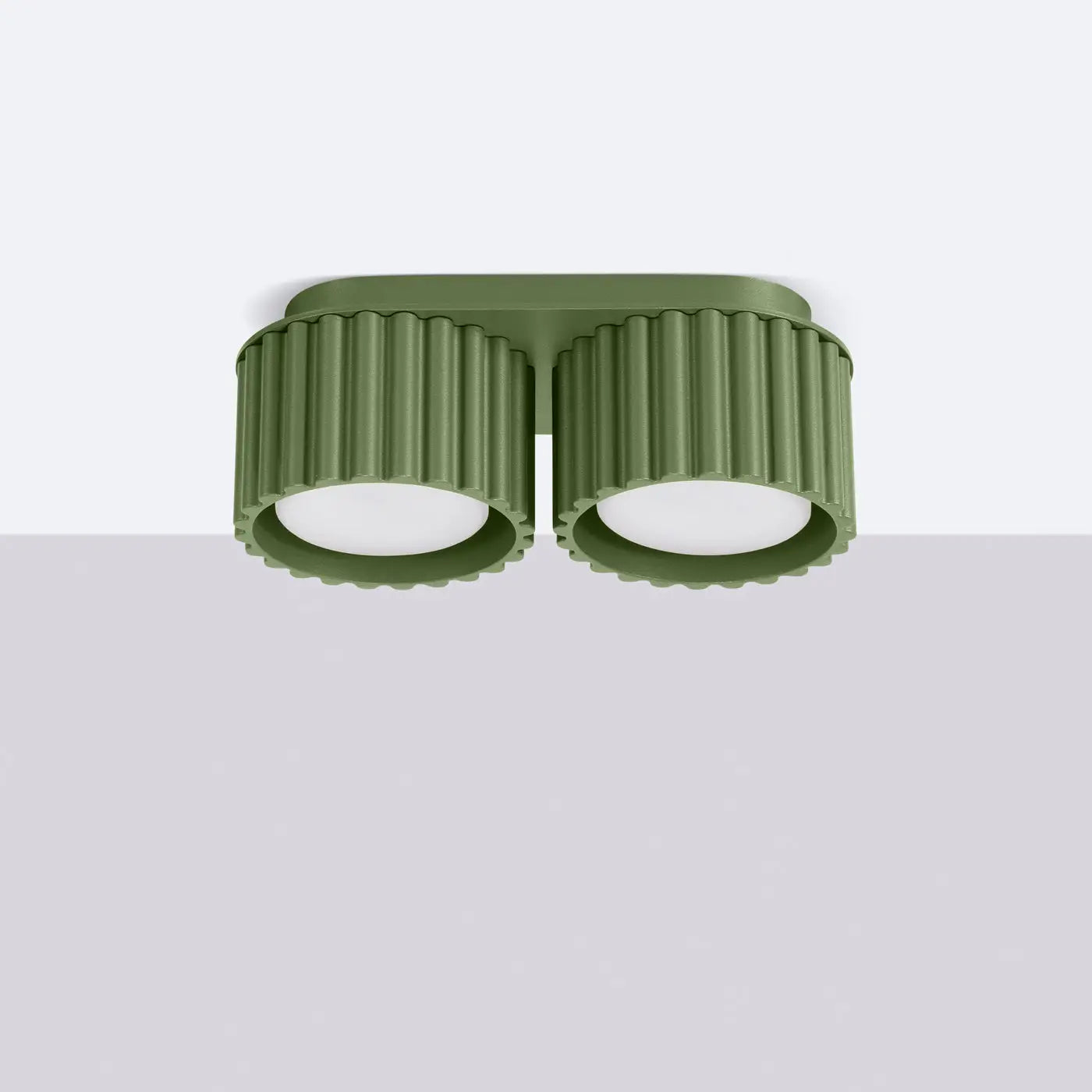 Luminaire Plafonnier - Aura 2 (Vert Olive)