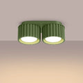 Luminaire Plafonnier - Aura 2 (Vert Olive)