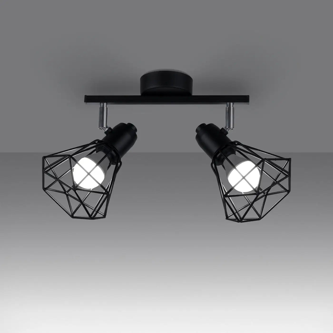 Luminaire Plafonnier Design en Metal - Artemis 2  (Noir)