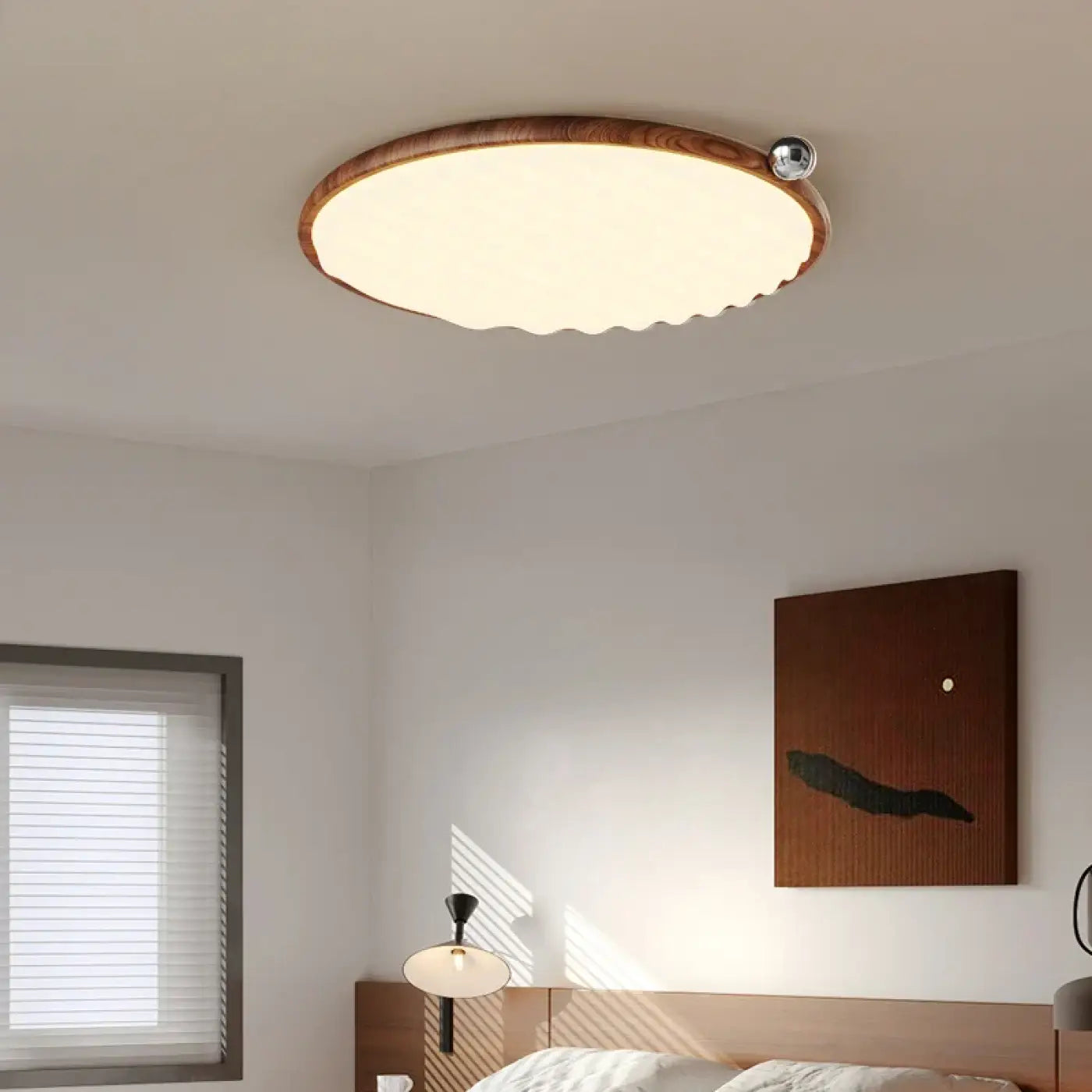 Luminaire Plafonnier Elegant en Bois - Ceila