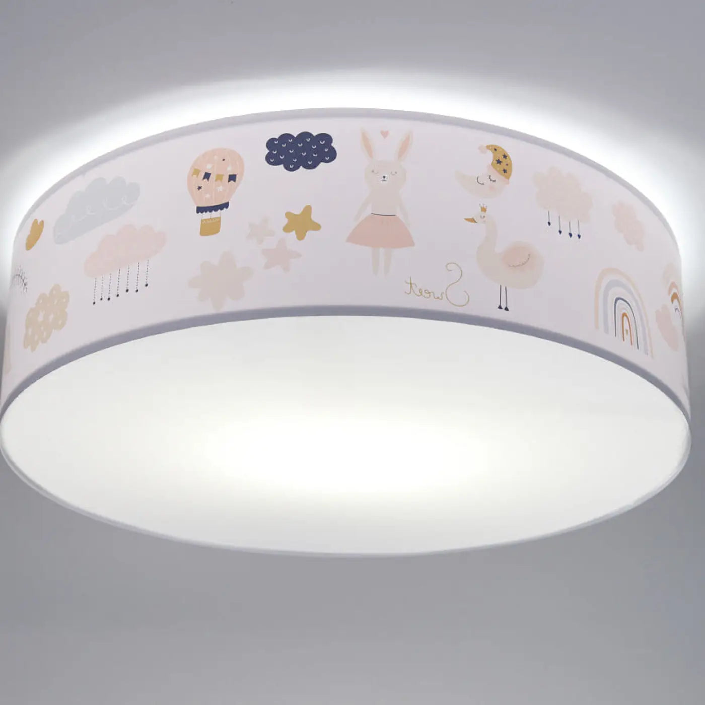 Luminaire Plafonnier - Sweet Dreams – (Blanc/Orange Clair)