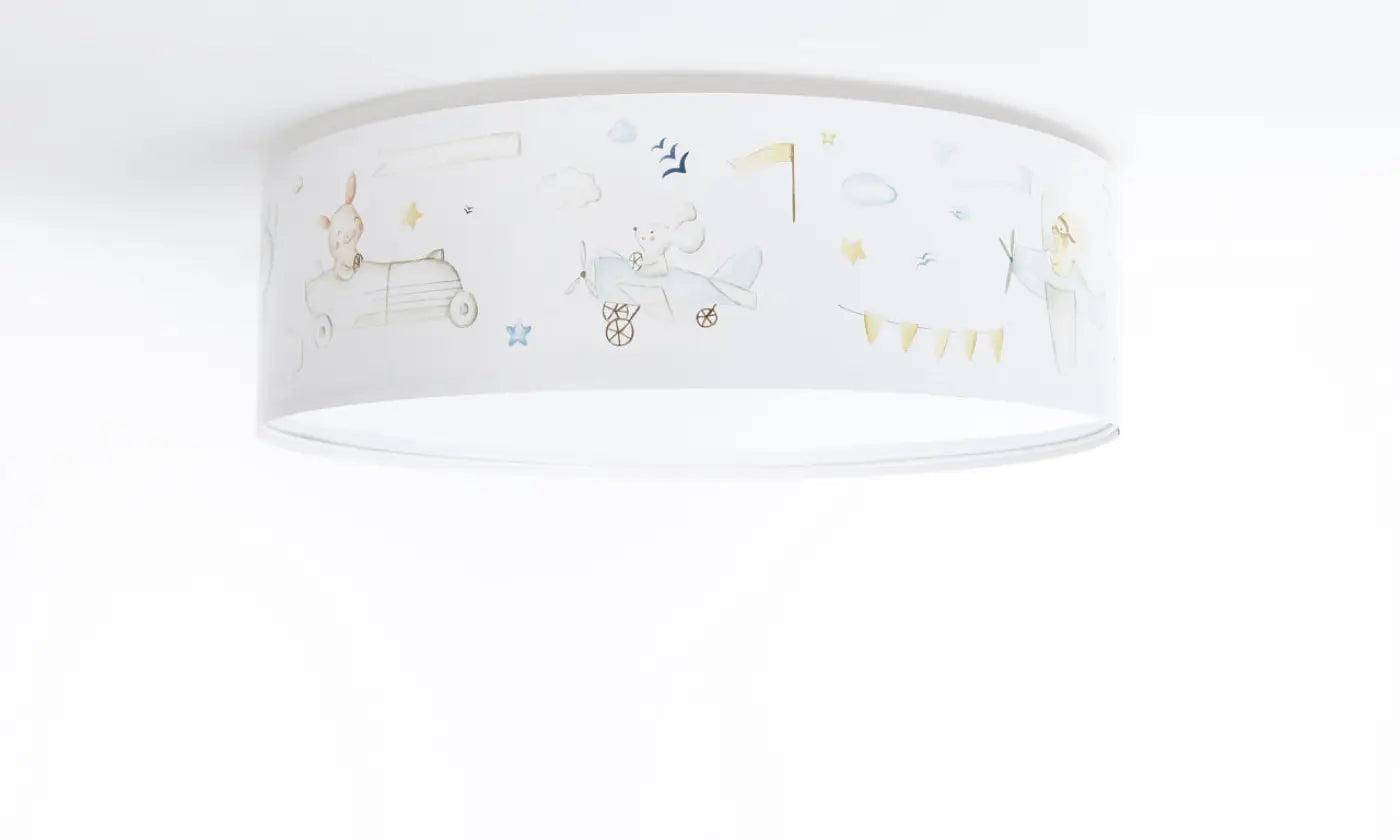 Luminaire Plafonnier - Sweet Dreams (Blanc/Bleu Pastel)