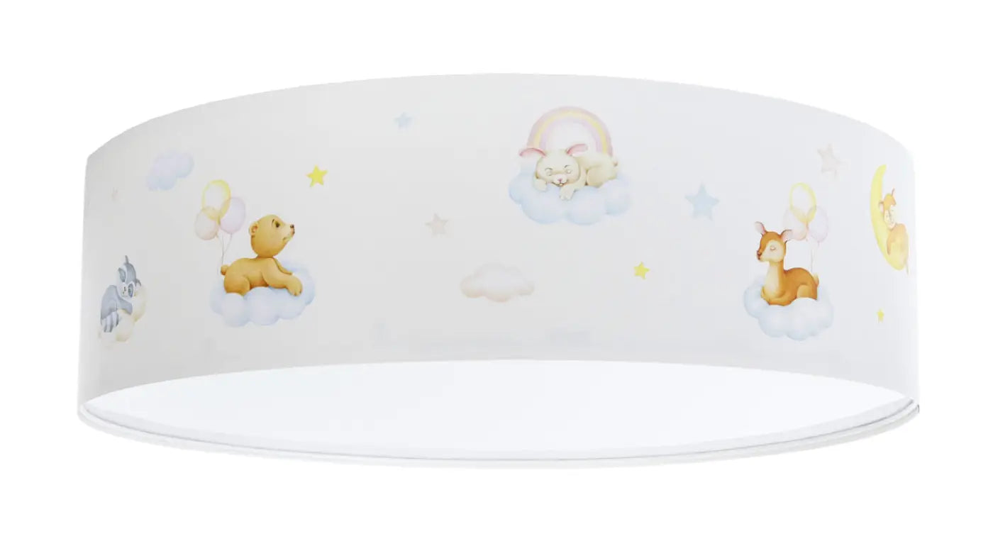 Luminaire Plafonnier - Sweet Dreams (Blanc/Bleu Pastel/Jaune/Marron Clair)