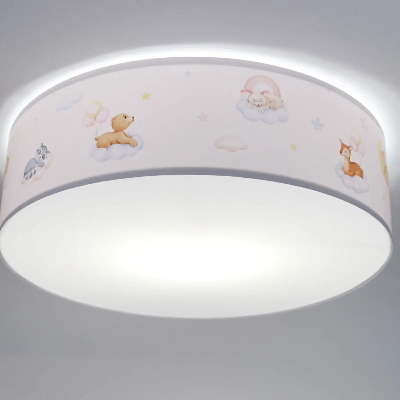 Luminaire Plafonnier - Sweet Dreams (Blanc/Bleu Pastel/Jaune/Marron Clair)
