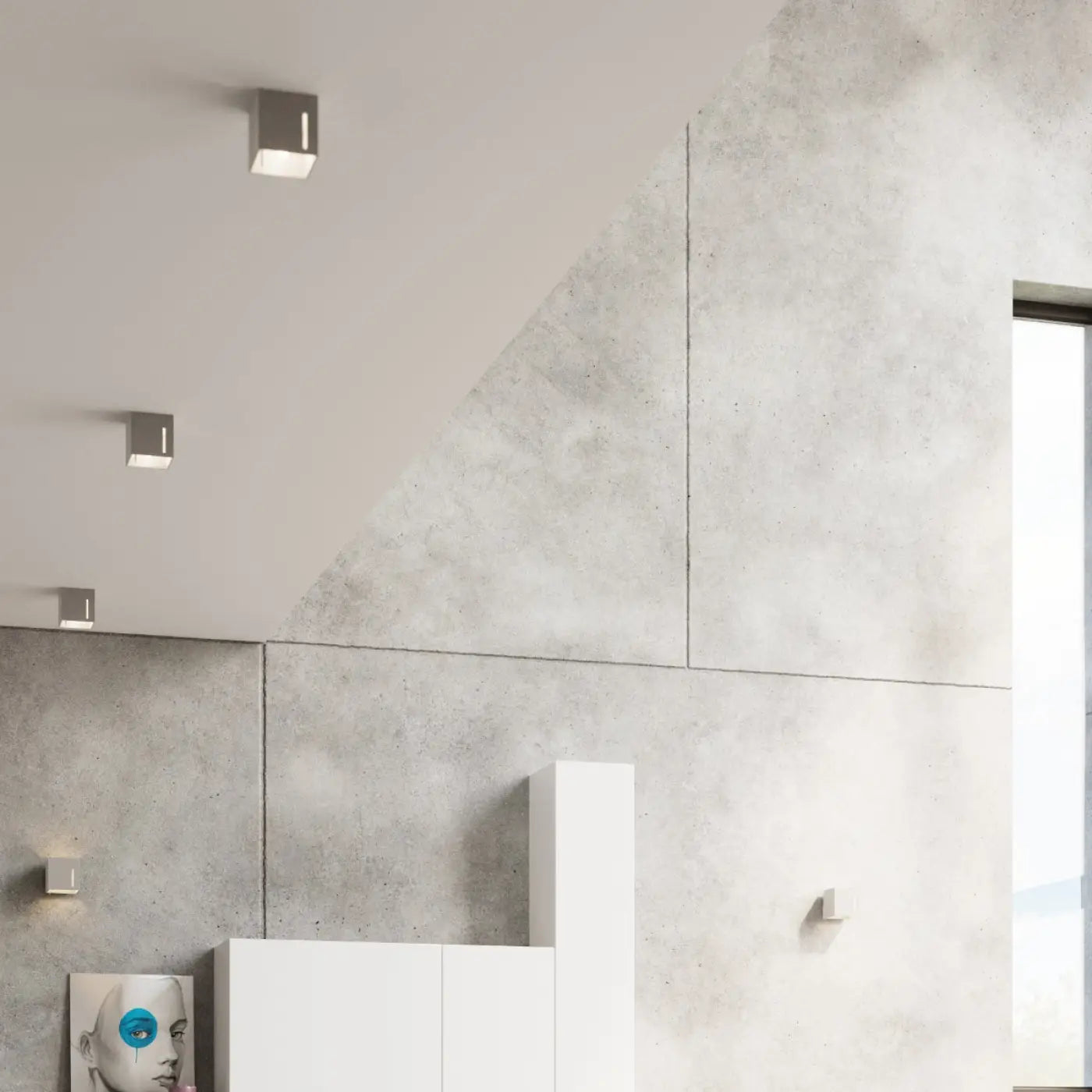 Luminaire Plafonnier - Pixar Gris