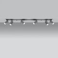 Luminaire Plafonnier - Ring 6L (Gris)