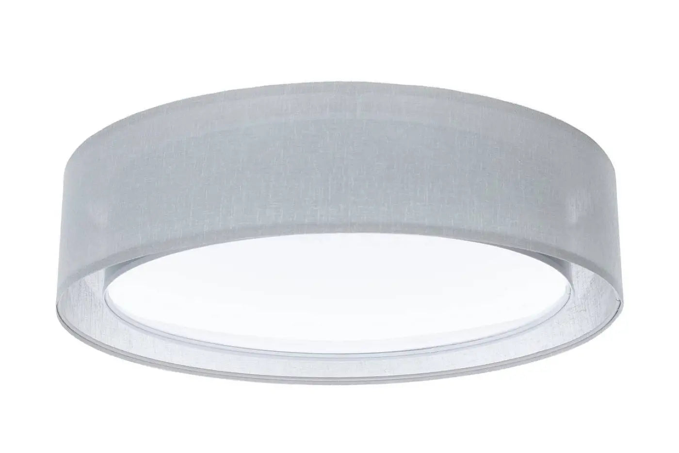 Luminaire Plafonnier Elegant en Tissu - Puro (Gris Platine)