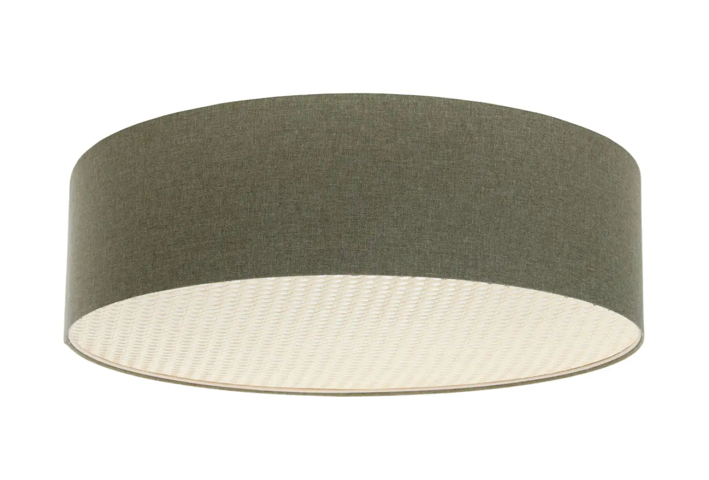Luminaire Plafonnier Design en Tissu - Boho Elegant (Gris Vert)
