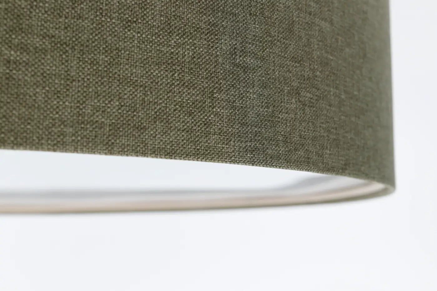 Luminaire Plafonnier Boheme en Tissu - Boho Elegant (Vert Gris)