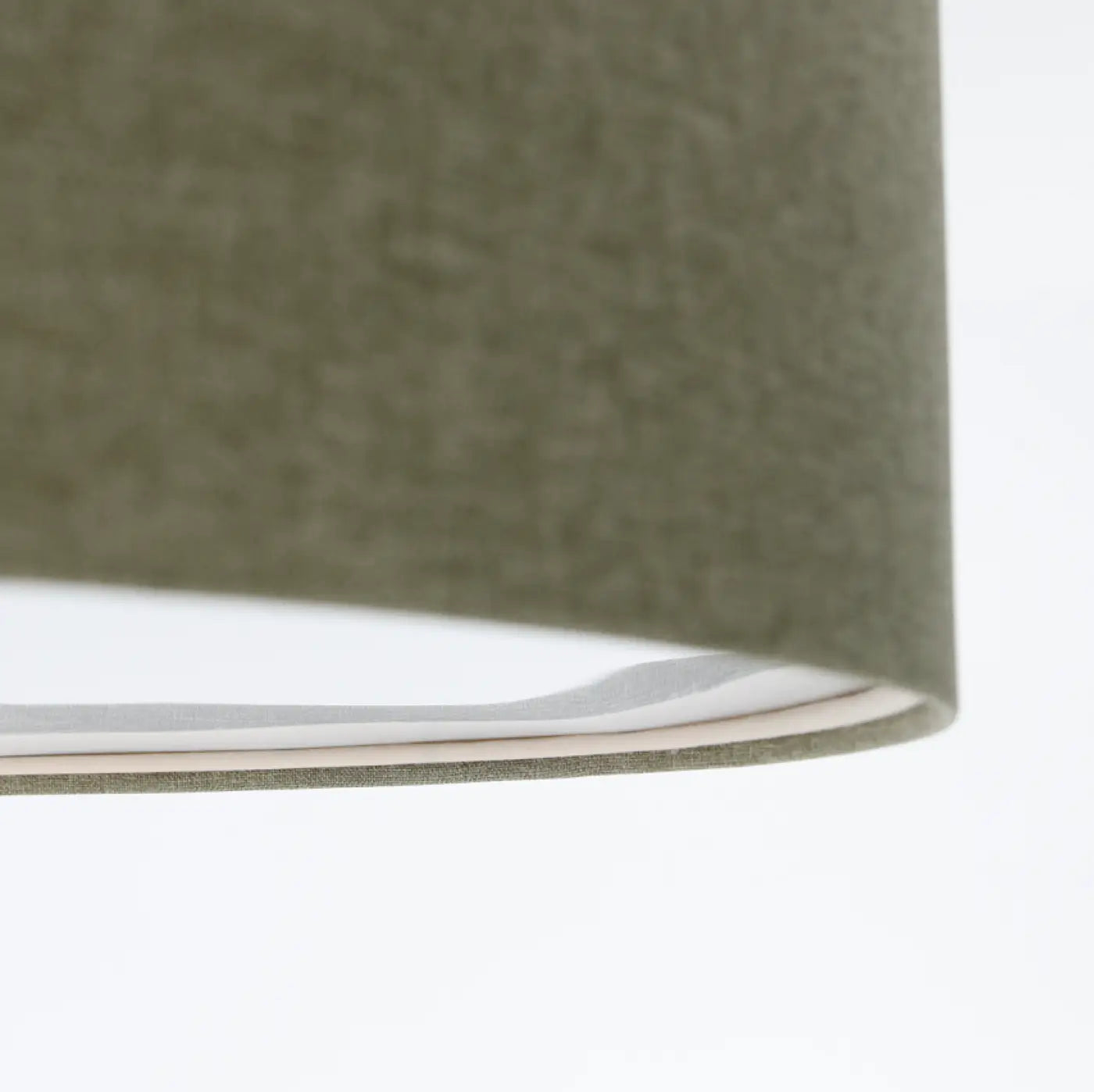 Luminaire Plafonnier Boheme en Tissu - Boho Elegant (Vert Gris)