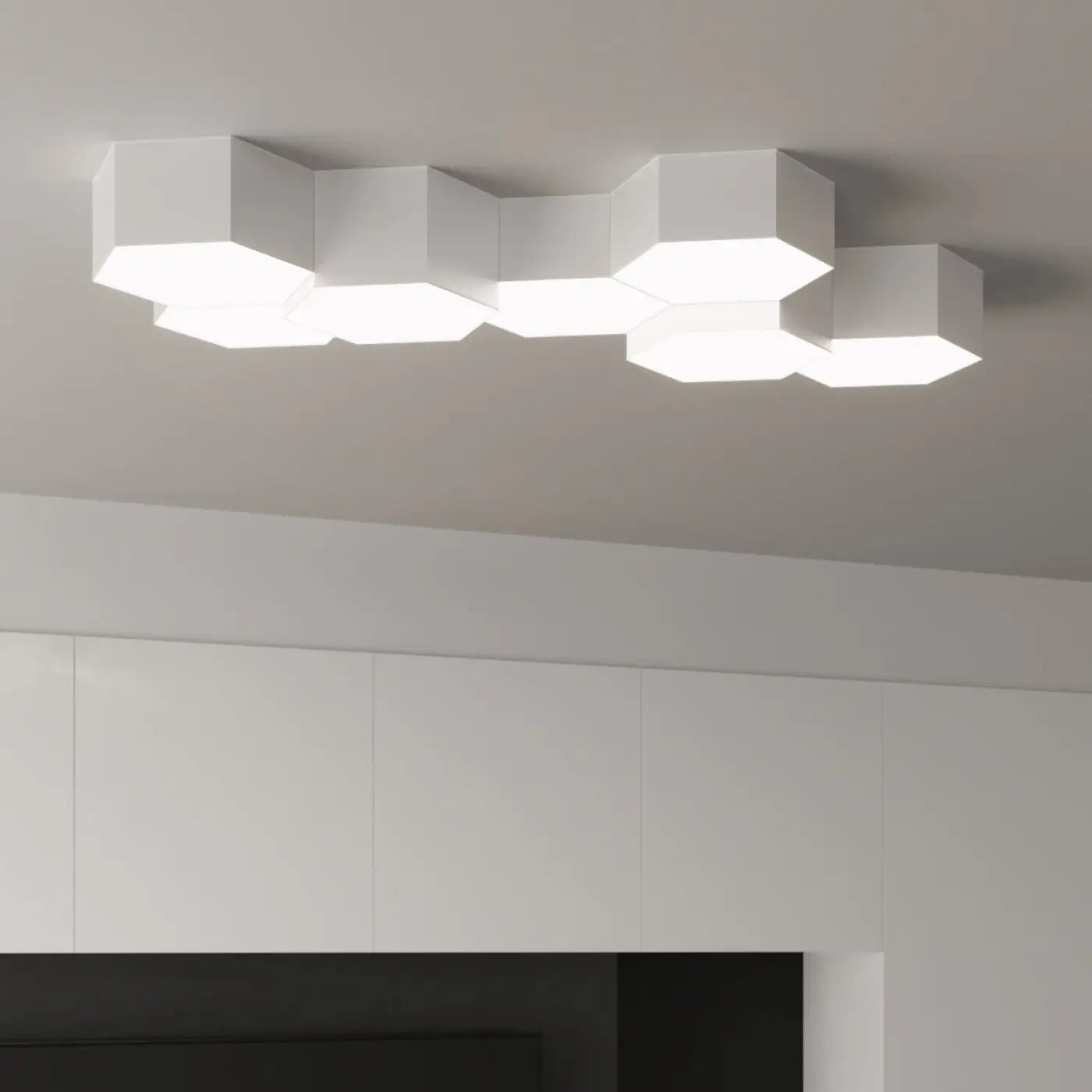 Luminaire Plafonnier Design - Sunde 13 (Blanc)