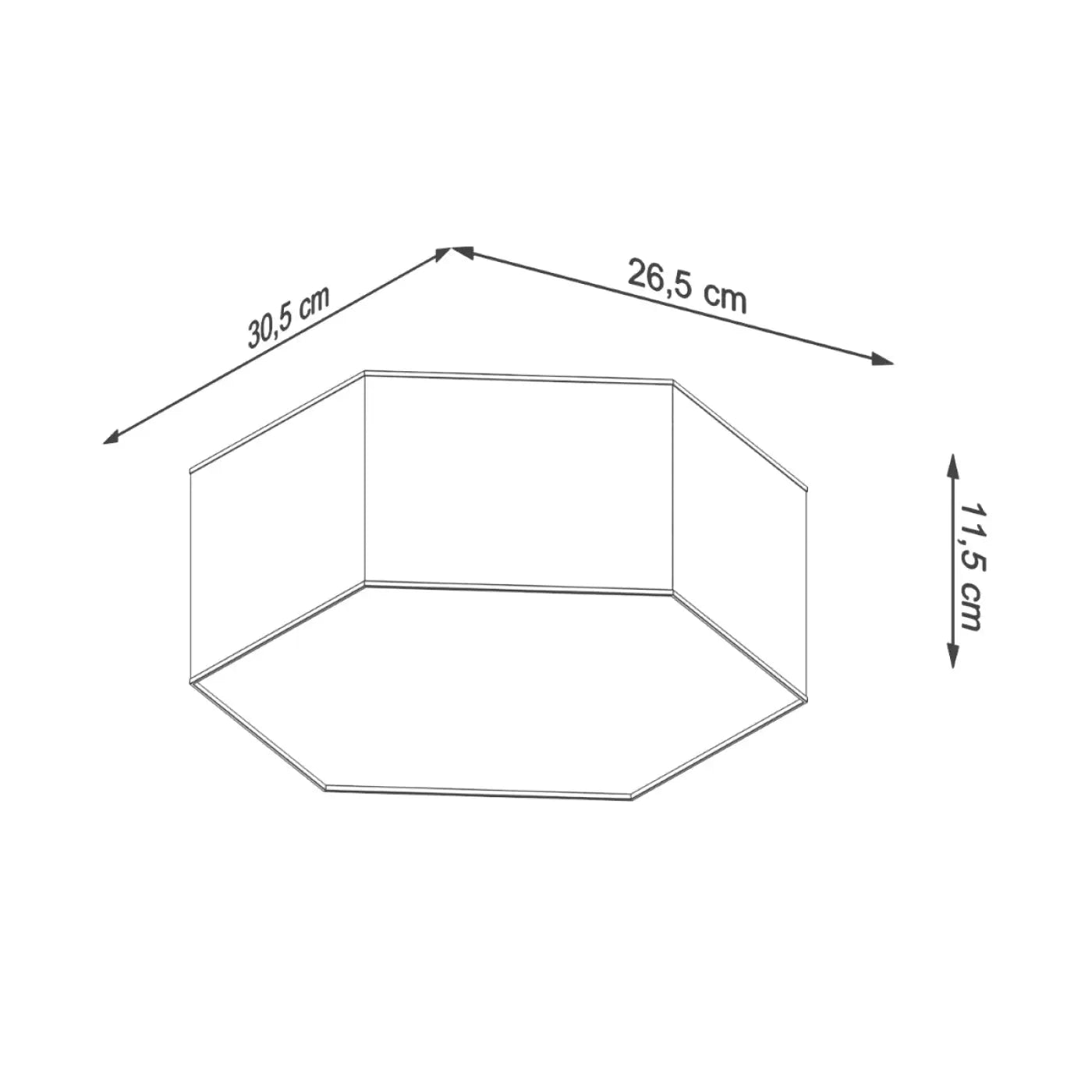 Luminaire Plafonnier Design - Sunde 11 (Blanc)