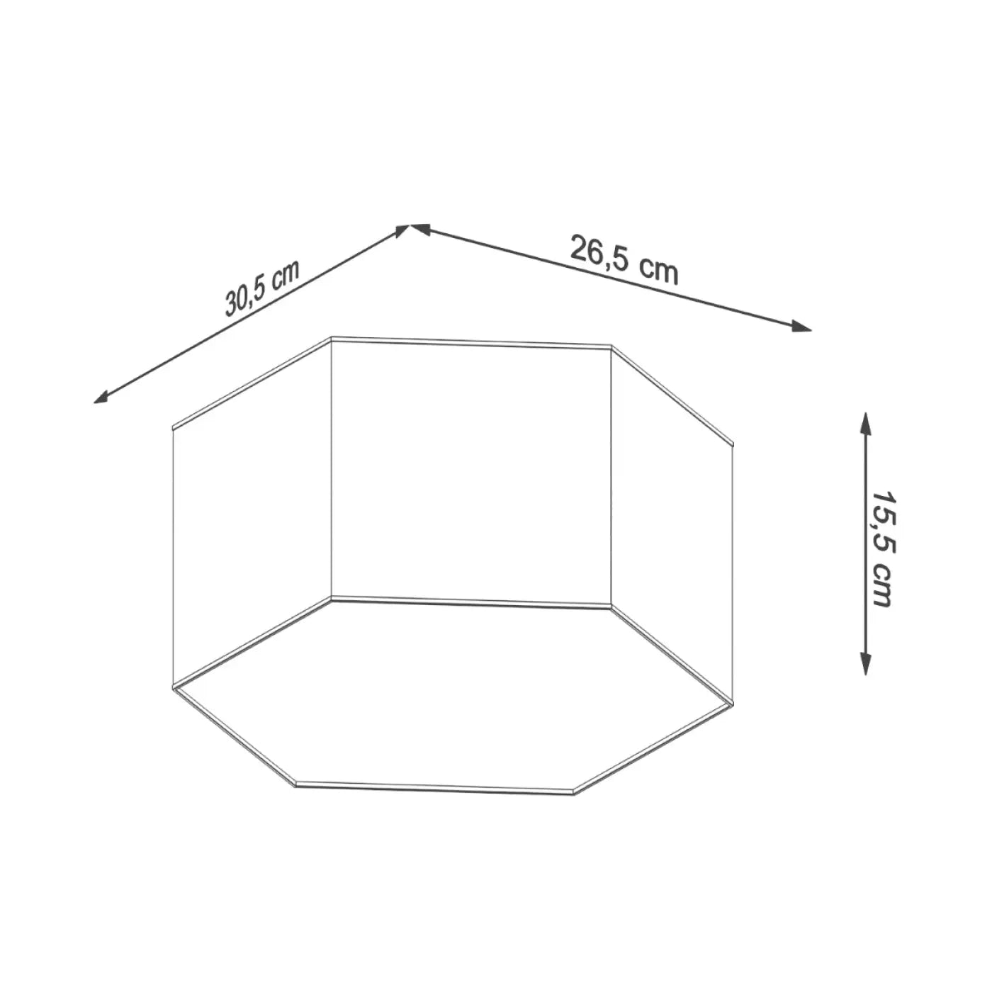 Luminaire Plafonnier Design - Sunde 15 (Blanc)