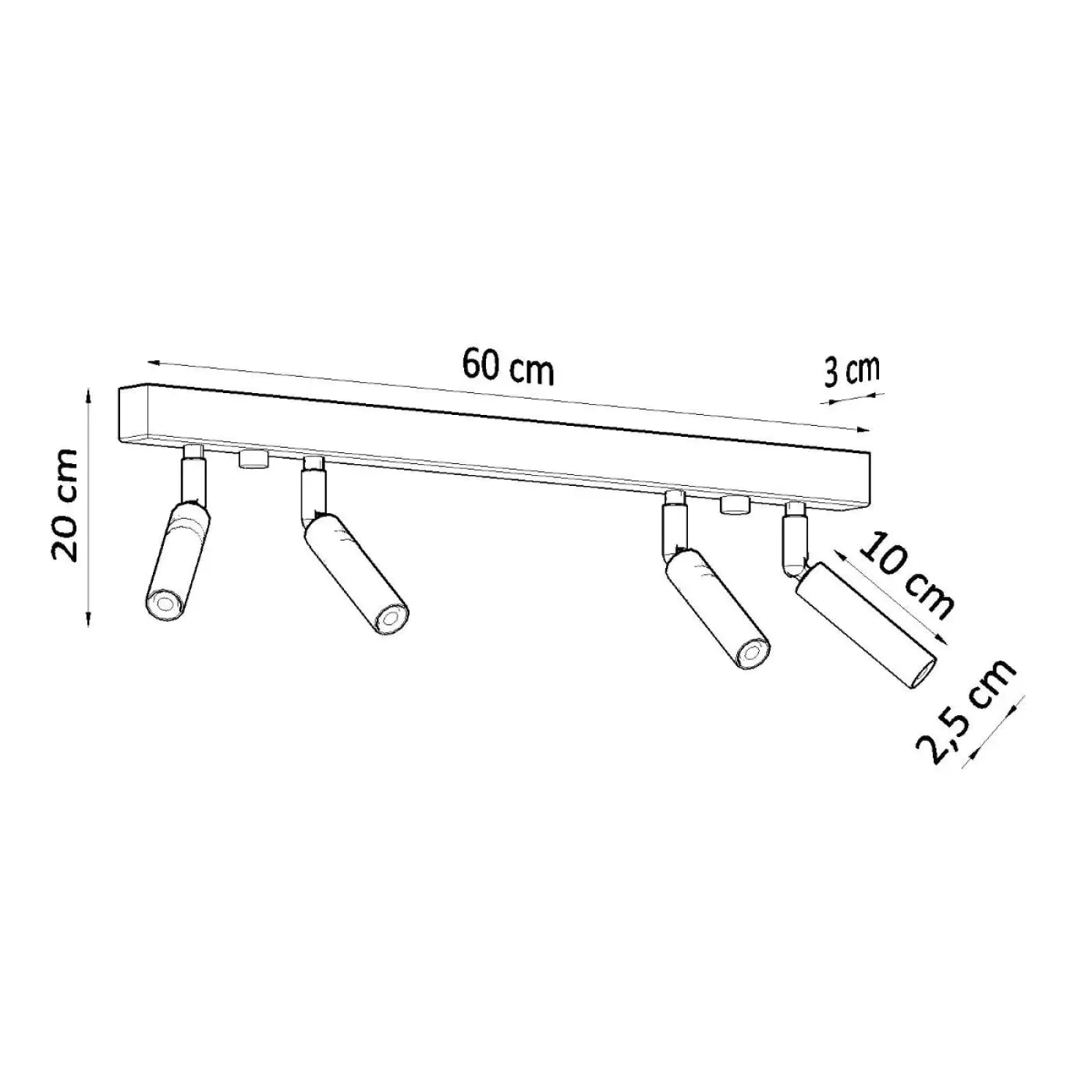 Luminaire Plafonnier - Eyetech 4 (Blanc)