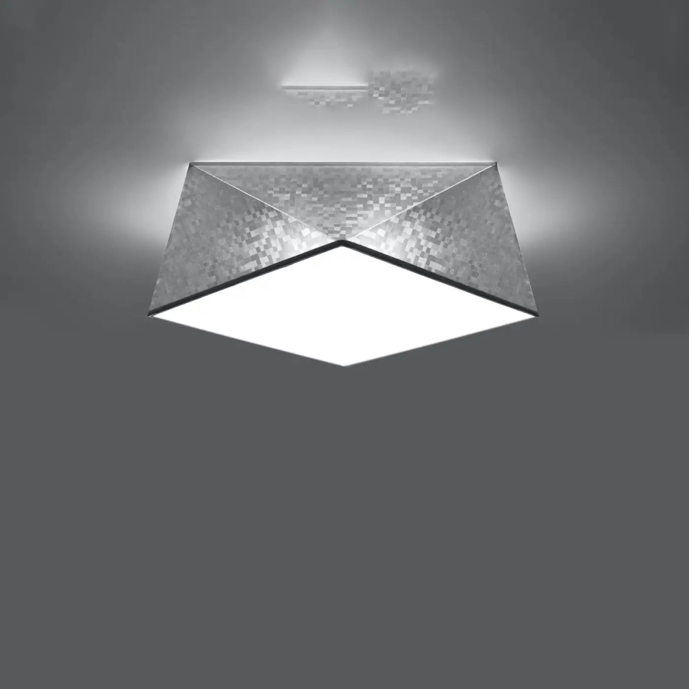 Luminaire Plafonnier Design - Hexa 35 (Argent)