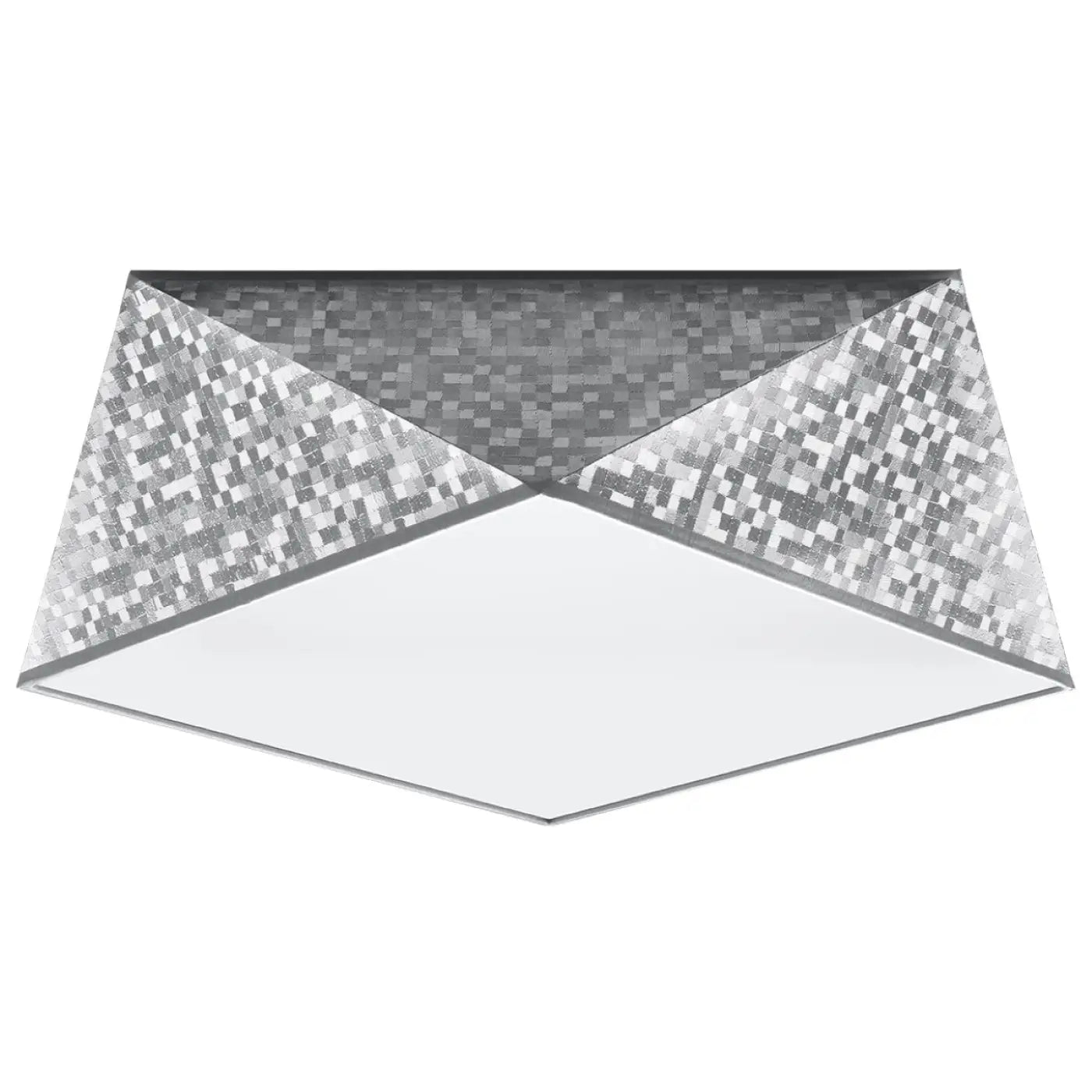 Luminaire Plafonnier Design - Hexa 35 (Argent)