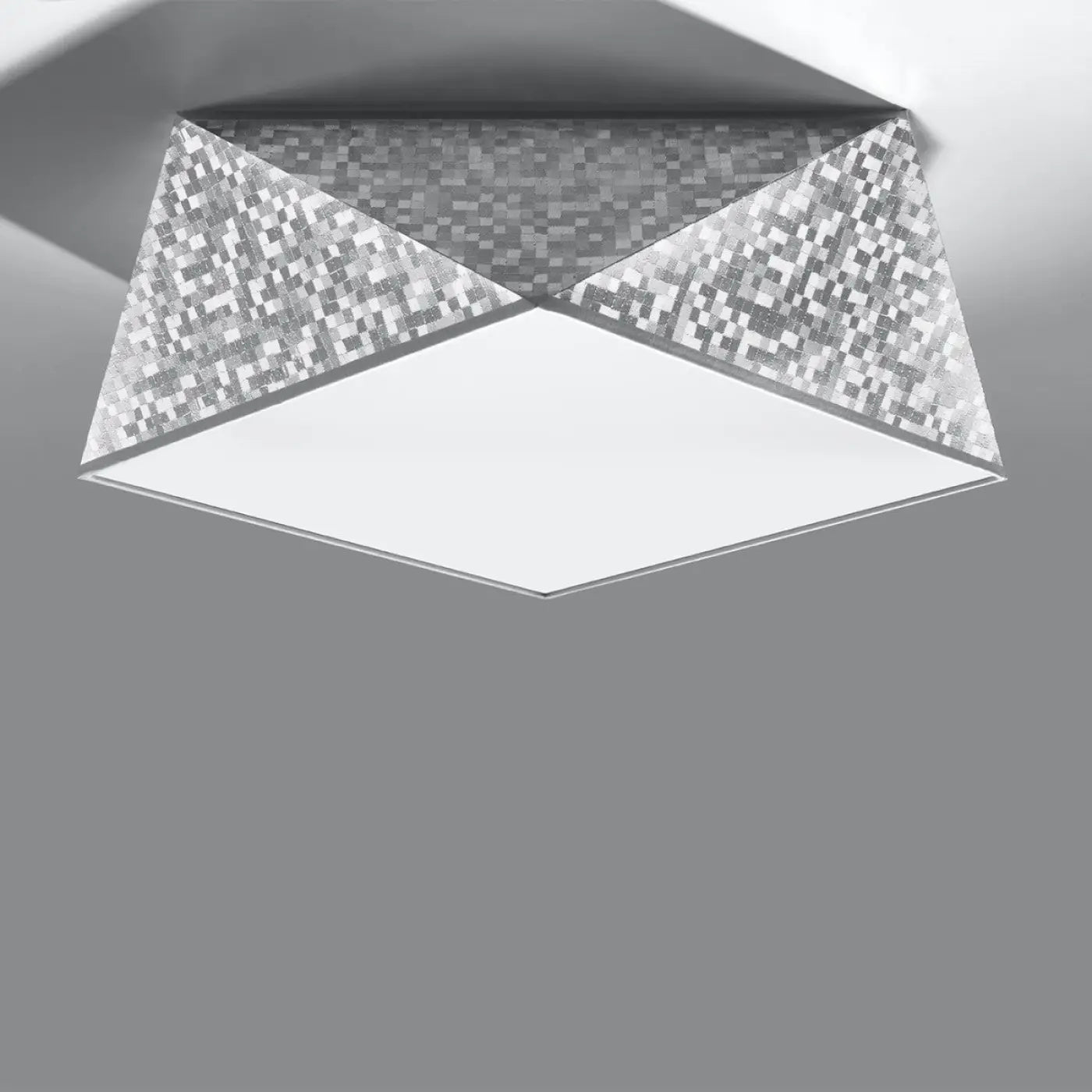 Luminaire Plafonnier Design - Hexa 35 (Argent)
