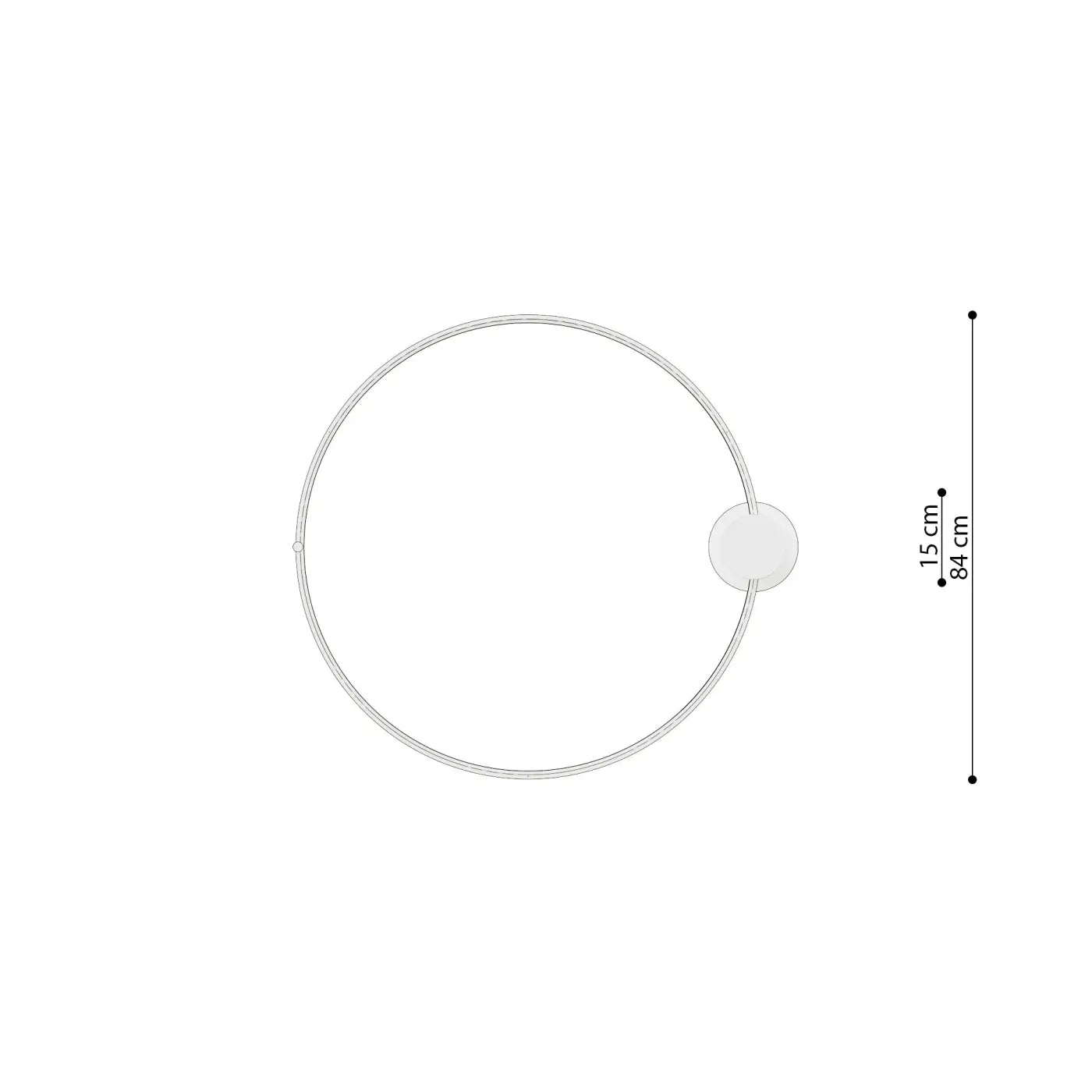 Luminaire Plafonnier Design - Rio 78 3000K (Beige)