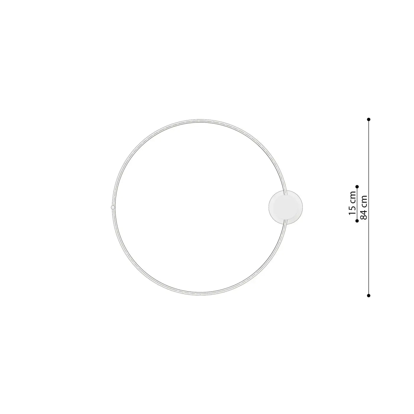 Luminaire Plafonnier Design - Rio 78 3000K (Noir)