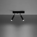 Luminaire Plafonnier Design - Eyetech 2 (Noir)