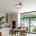 Luminaire Plafonnier Design - Rio 110 3000K (Rouge Ocre)