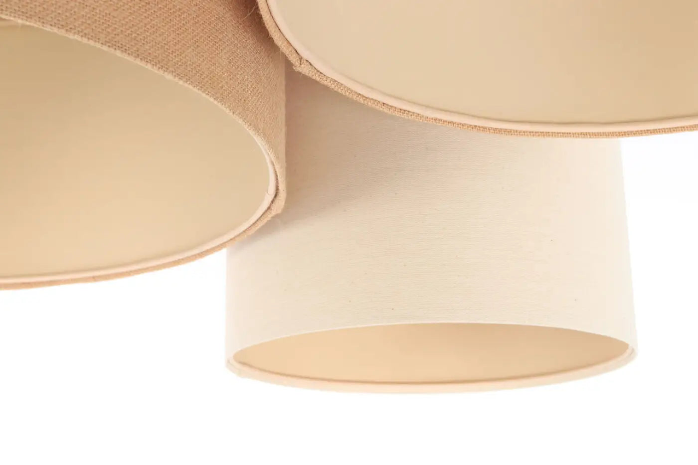 Luminaire Plafonnier Scandinave - Trio Boho (Crème/Ecru/Caramel)