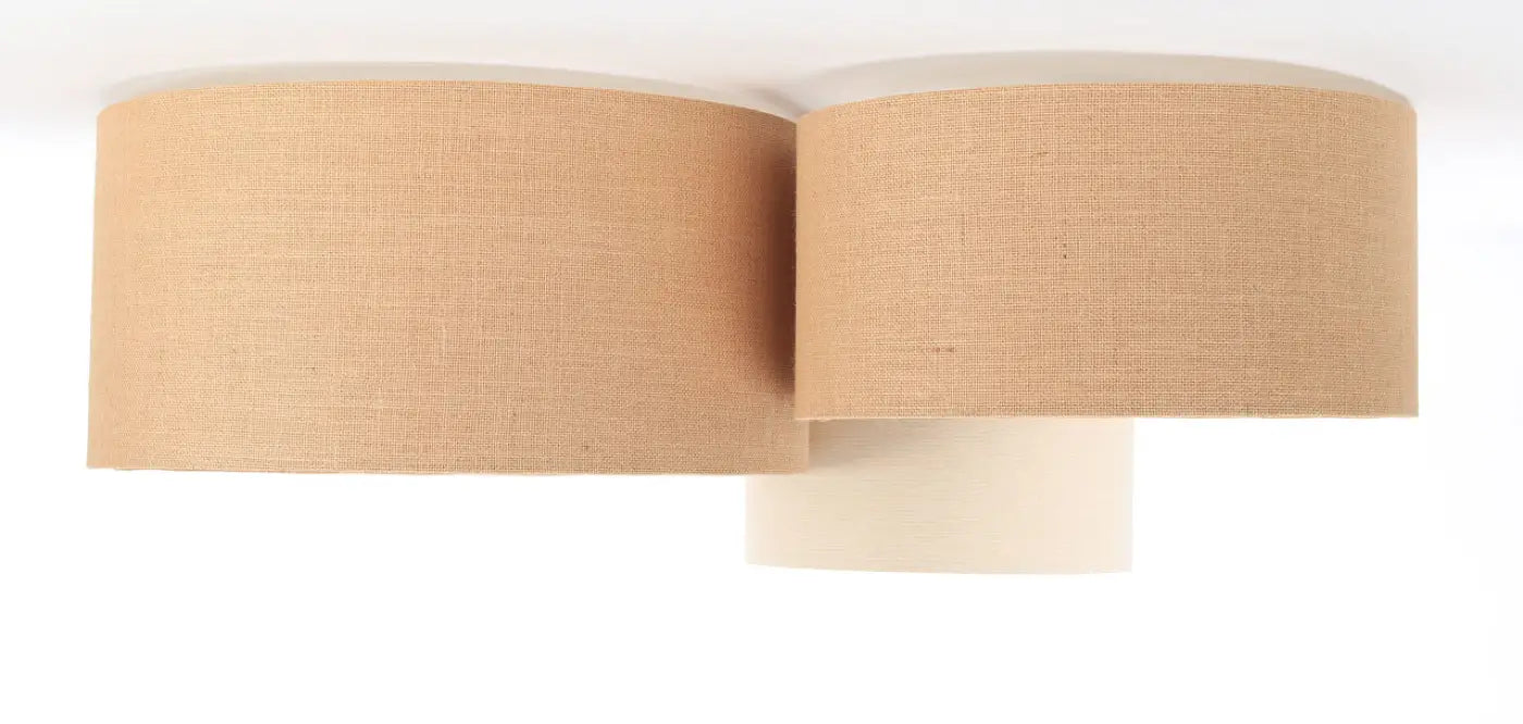 Luminaire Plafonnier Scandinave - Trio Boho (Crème/Ecru/Caramel)
