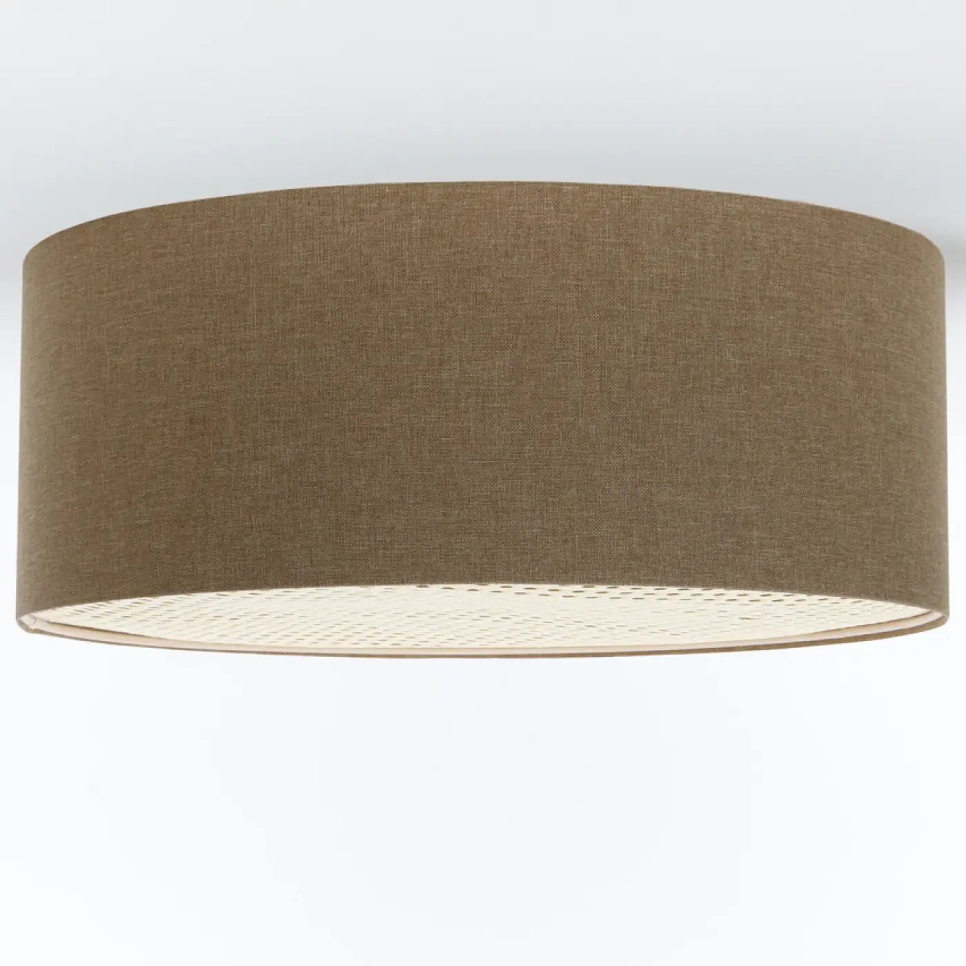 Luminaire Plafonnier Boheme en Tissu - Boho Elegant (Marron Sable)