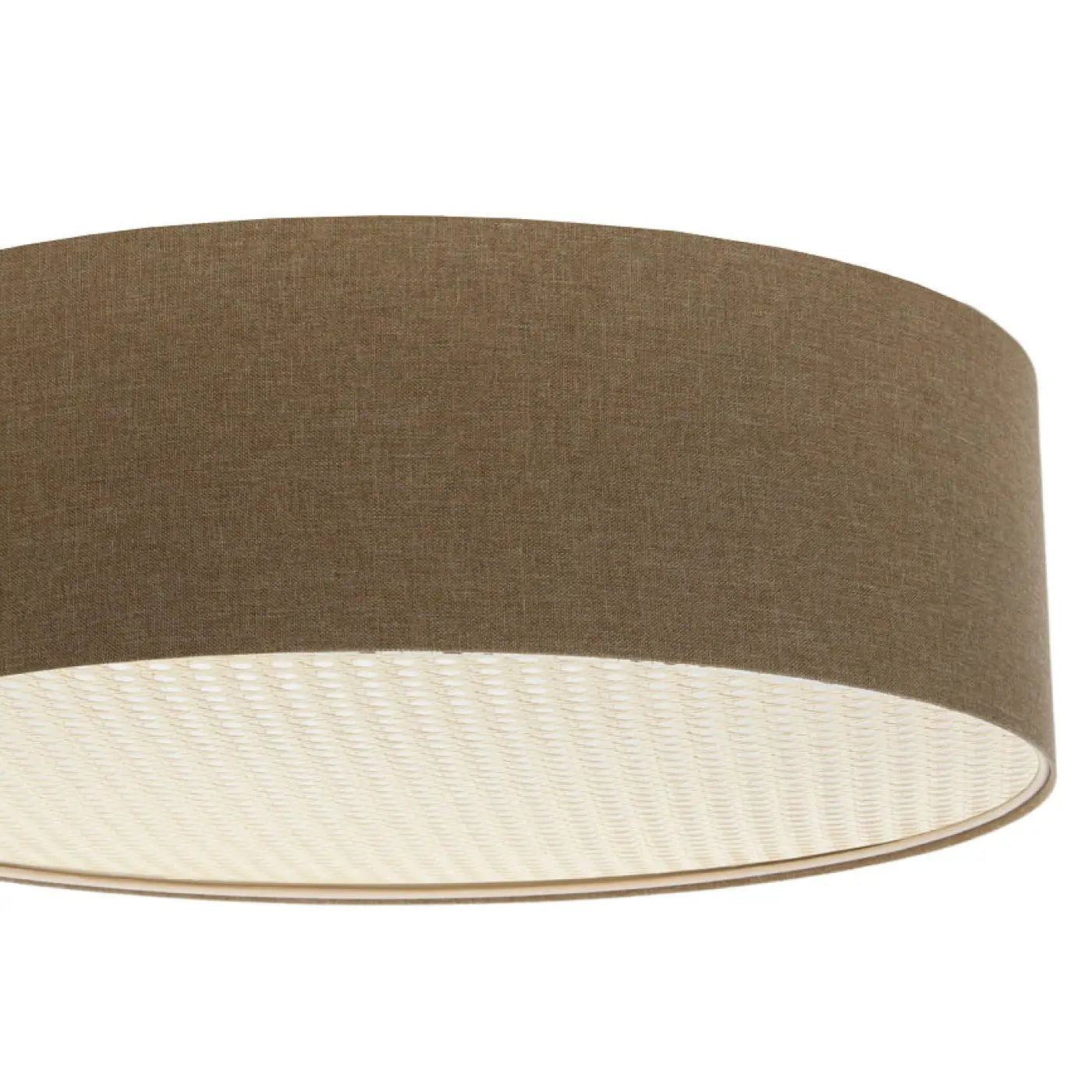 Luminaire Plafonnier Boheme en Tissu - Boho Elegant (Marron Sable)
