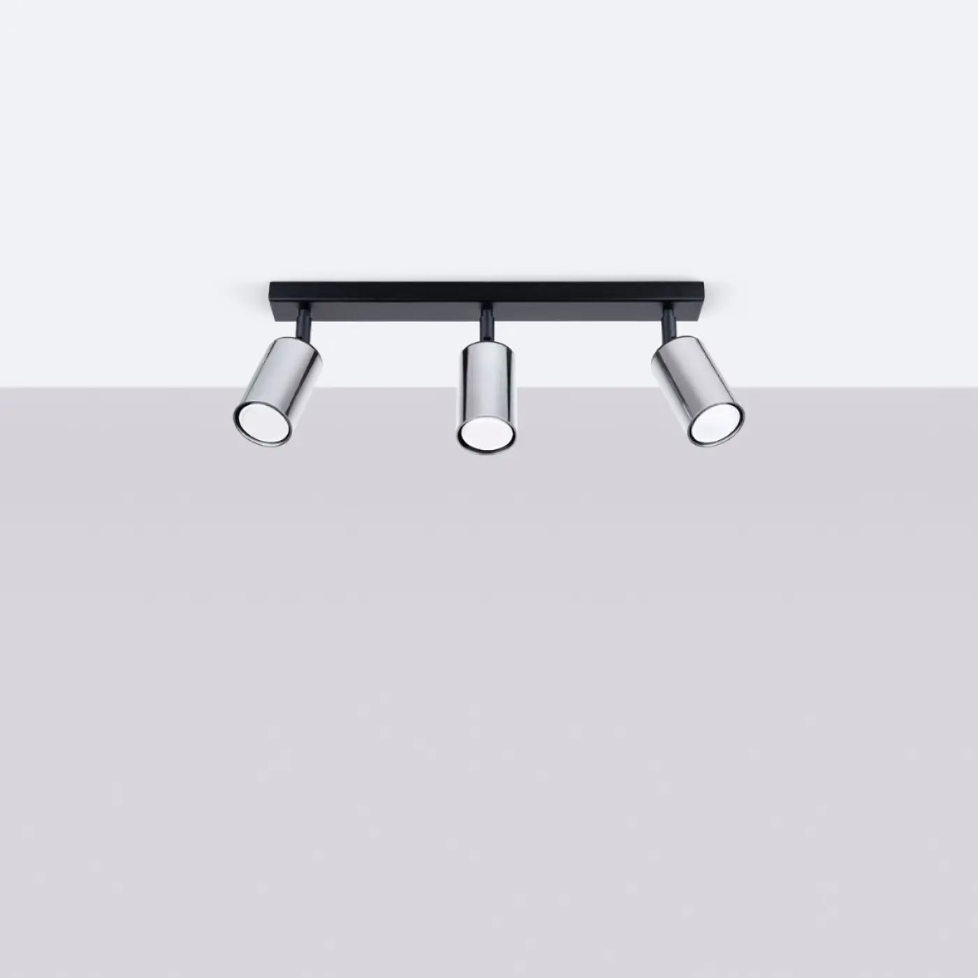 Luminaire Plafonnier Chic en Metal - Winx 3 (Noir/Chrome)