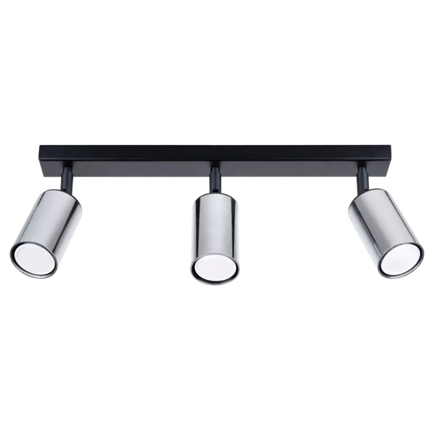 Luminaire Plafonnier Chic en Metal - Winx 3 (Noir/Chrome)