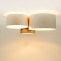 Luminaire Plafonnier Moderne - Trio Boho Elegant (Marron Gris/Ecru/Crème)