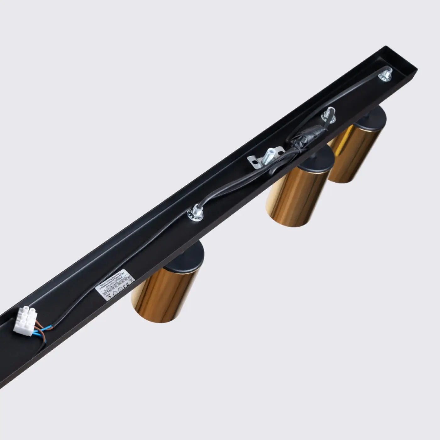 Luminaire Plafonnier Moderne - Winx 6L (Noir/Doré)