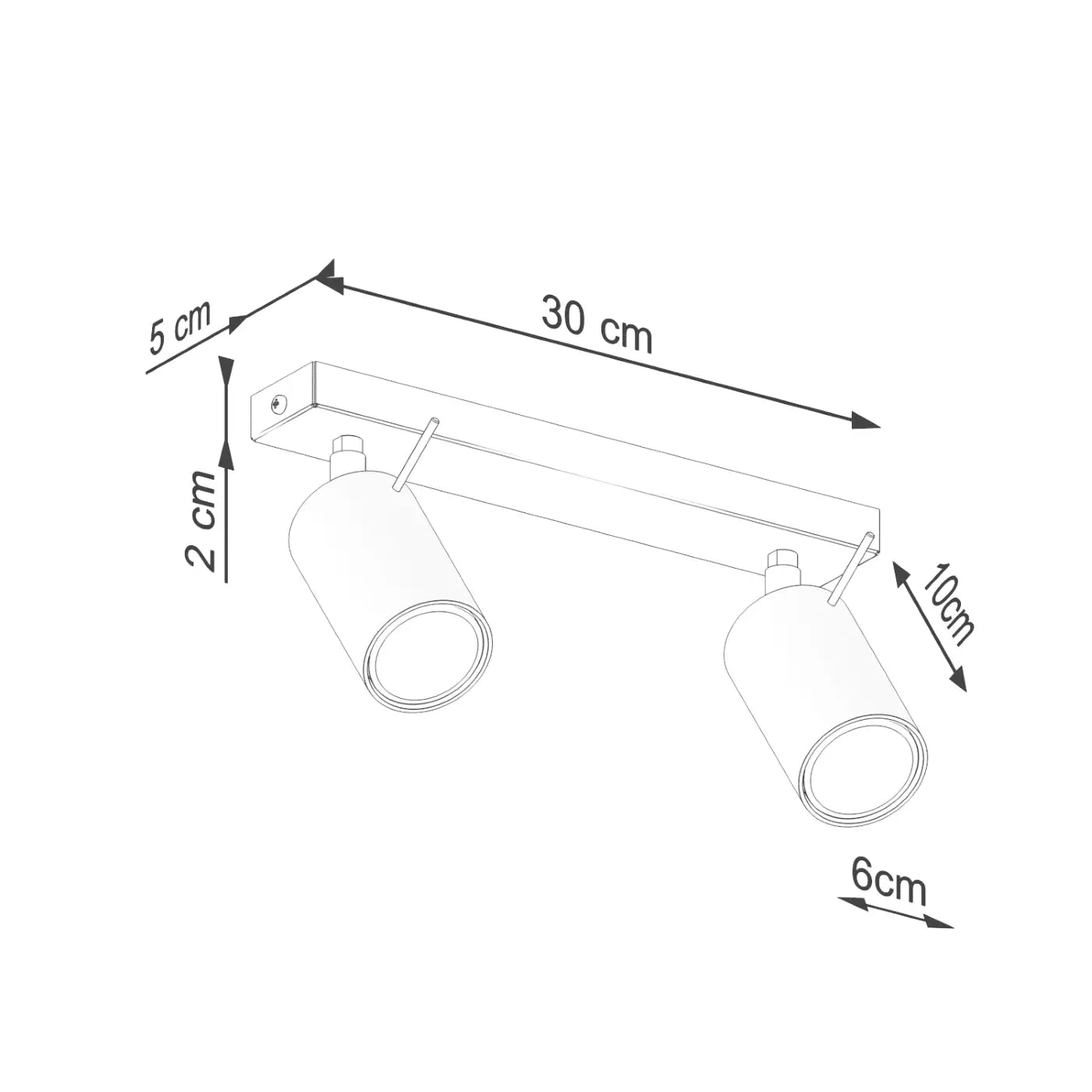 Luminaire Plafonnier Moderne - Ring 2 (Rouge Ochra)