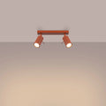 Luminaire Plafonnier Moderne - Ring 2 (Rouge Ochra)