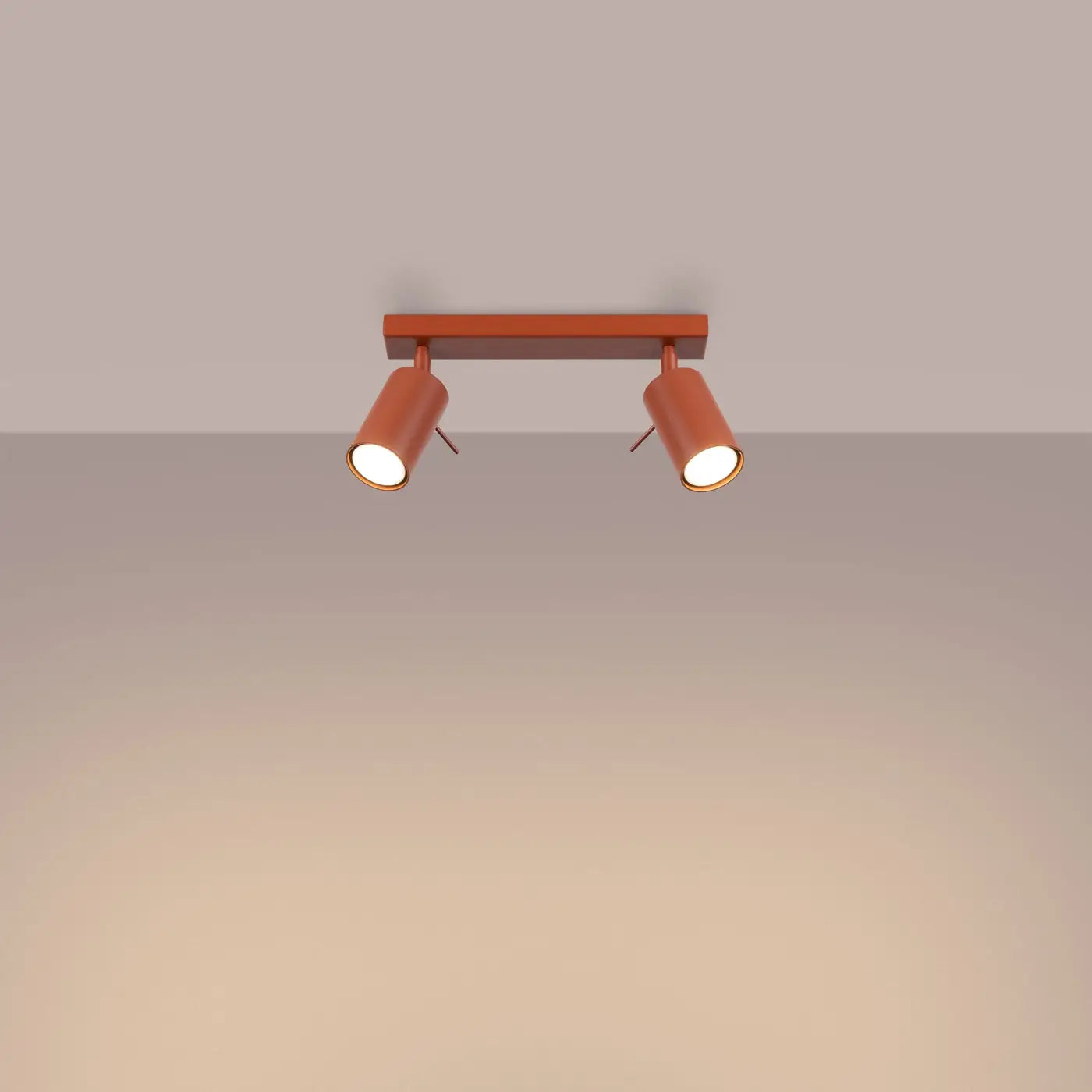 Luminaire Plafonnier Moderne - Ring 2 (Rouge Ochra)