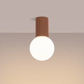 Luminaire Plafonnier Minimaliste - Halo (Moka)