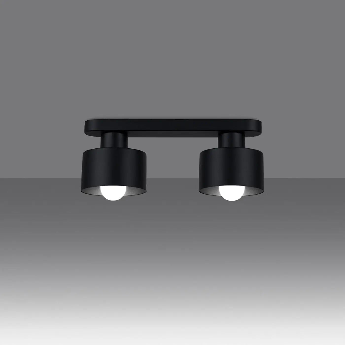 Luminaire Plafonnier Design - Savar 2 (Noir)